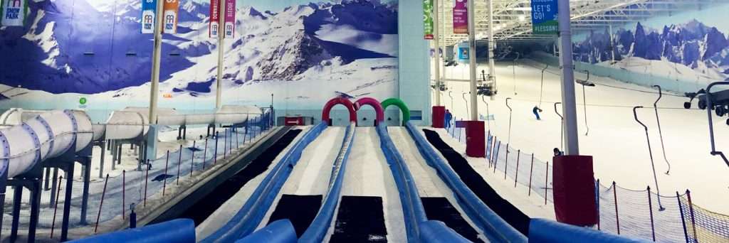 Snow mats at Chill Factore, Manchester