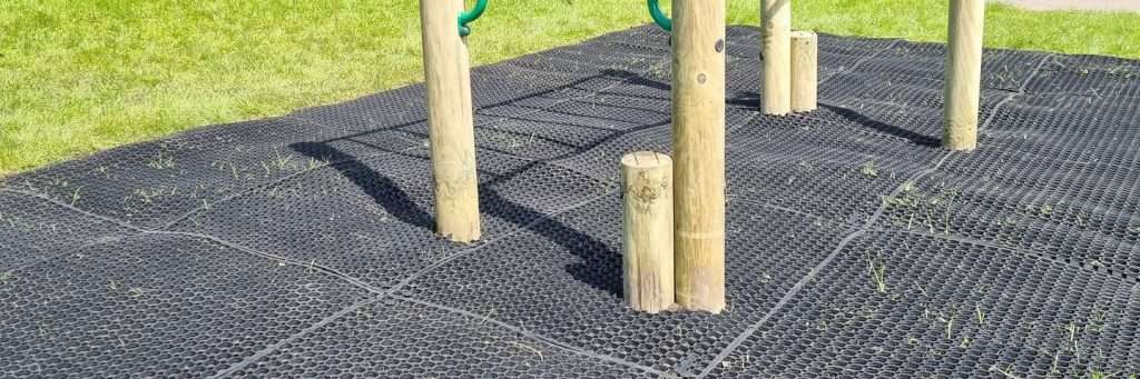 Rubber playground matting at Holy Trinity CofE
