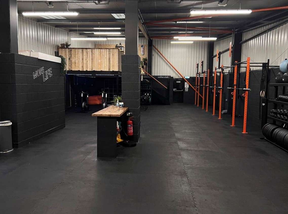 Easy rubber gym flooring