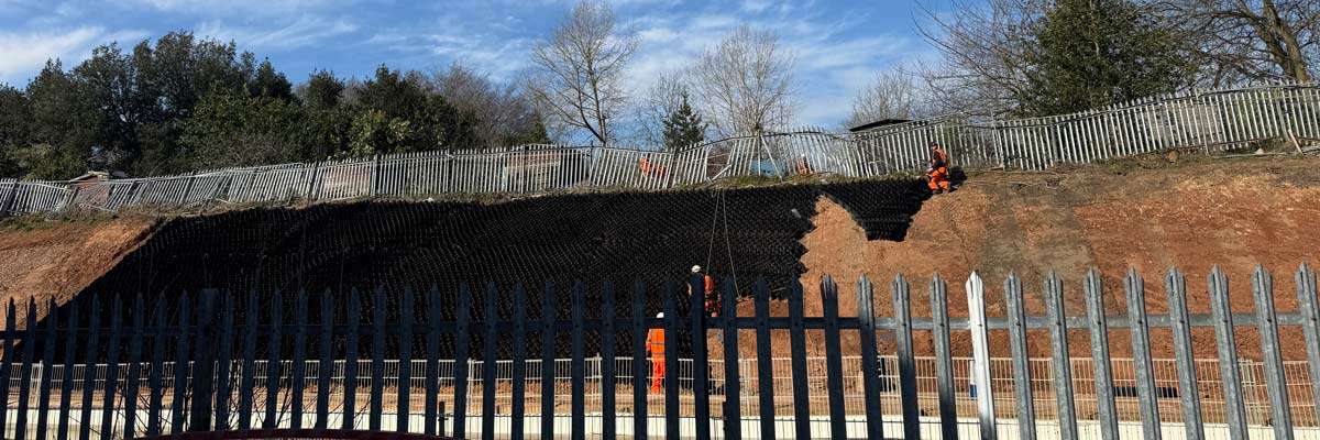 Slope Erosion Prevention at Kings Heath Railway Station