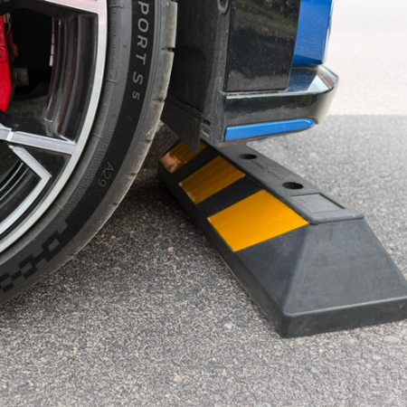 rubber wheel stopper for car parking spaces