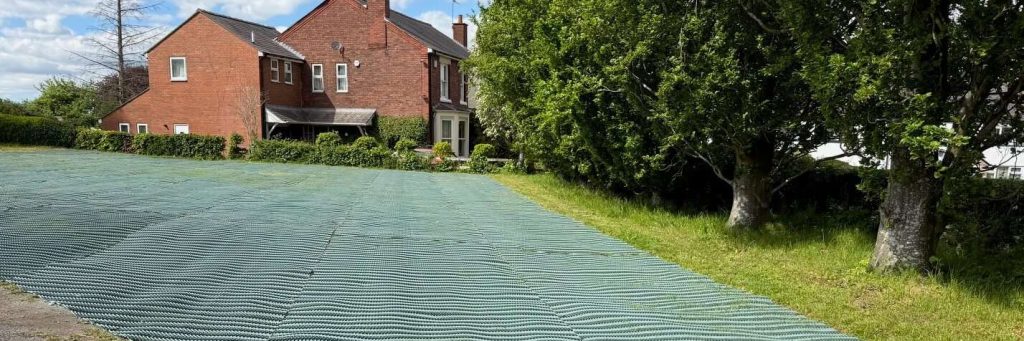 Grass Reinforcement Mesh at Glazebury Methodist Church
