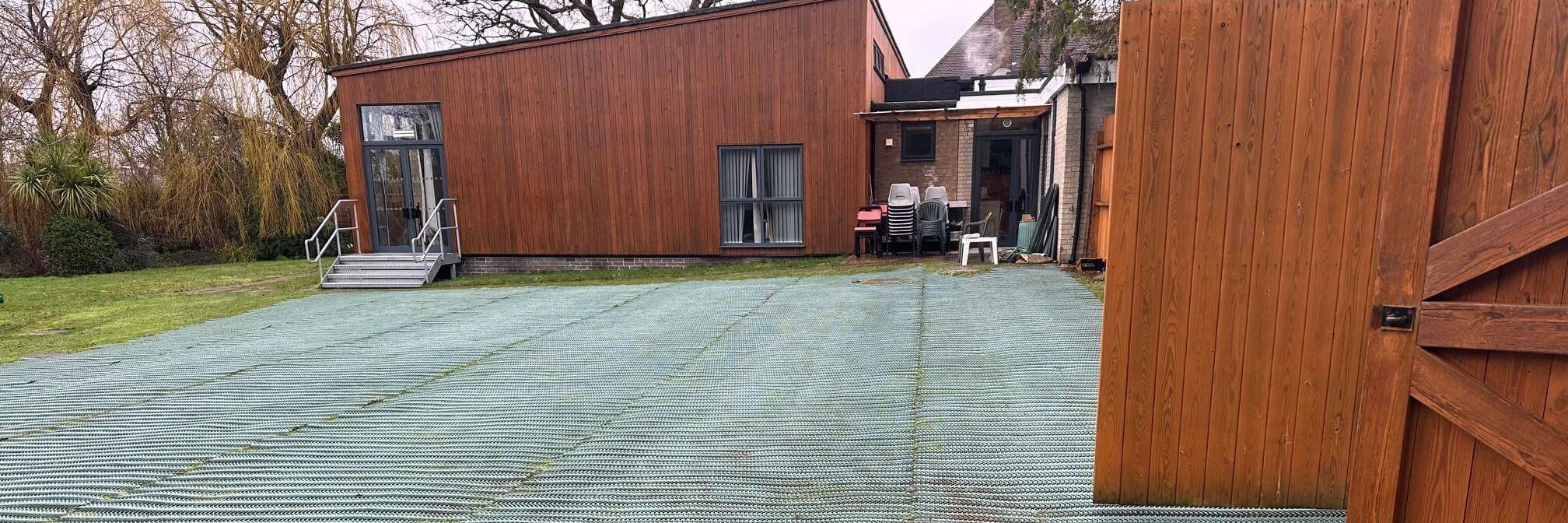Grass Reinforcement Mesh at Hillingdon Pentecostal Church